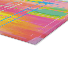 Glass Cutting Board *Punk Plaid*