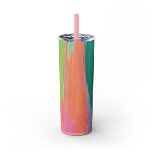 Skinny Tumbler with Straw, 20oz