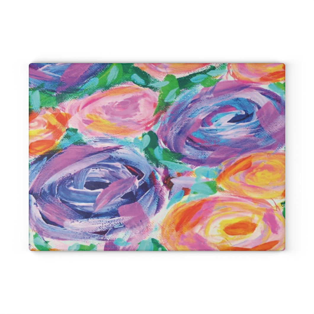 Glass Cutting Board *Radiant Garden*