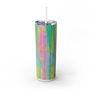 Skinny Tumbler with Straw *Live Wire*