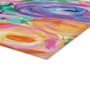Glass Cutting Board *Radiant Garden*