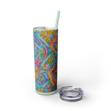 Skinny Tumbler with Straw *Fantasy*