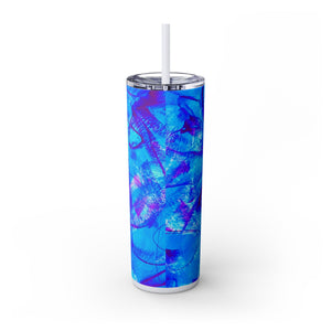 Skinny Tumbler with Straw *Vibes*