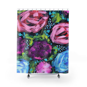 Shower Curtain *Night Blooms*