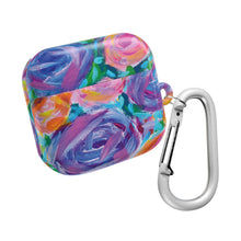 Floral Brushstroke AirPod Case — Colorful Abstract Rose Design