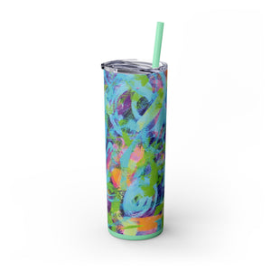 Skinny Tumbler with Straw, 20oz