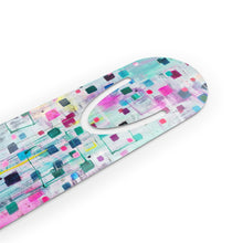 Abstract Watercolor Bookmark — Pastel Geometric Reading Marker