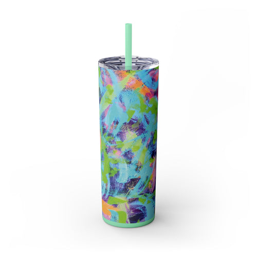 Skinny Tumbler with Straw, 20oz