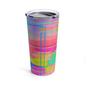 Tumbler 20oz * Punk Plaid*