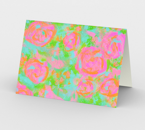 Stationary Card Set *Neon Garden*