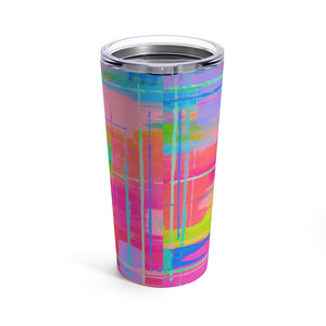 Tumbler 20oz * Punk Plaid*