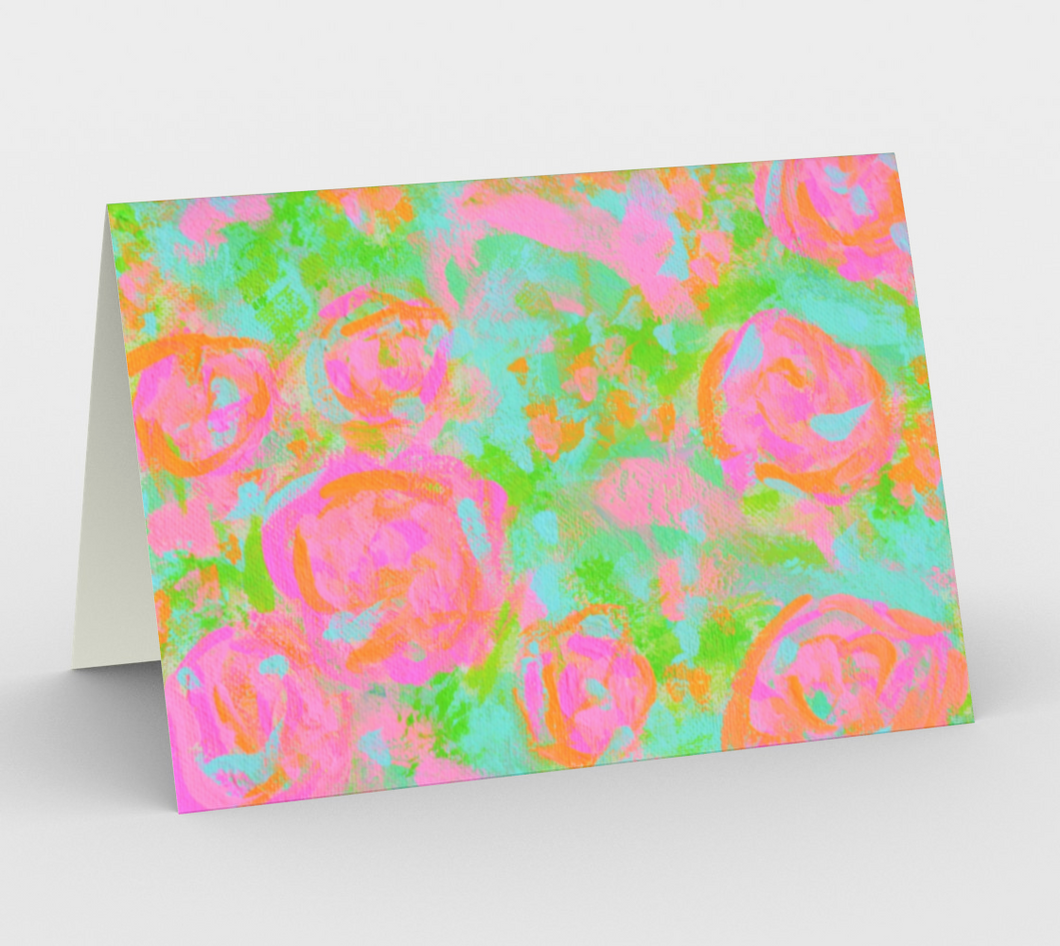 Stationary Card Set *Neon Garden*