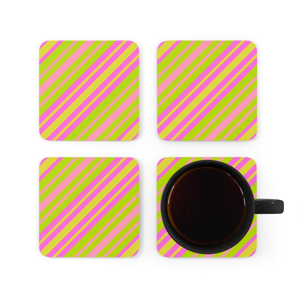 Coaster Set *Candy Stripe*