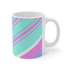 Ceramic Mug *Aqua Stripe*