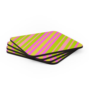 Coaster Set *Candy Stripe*